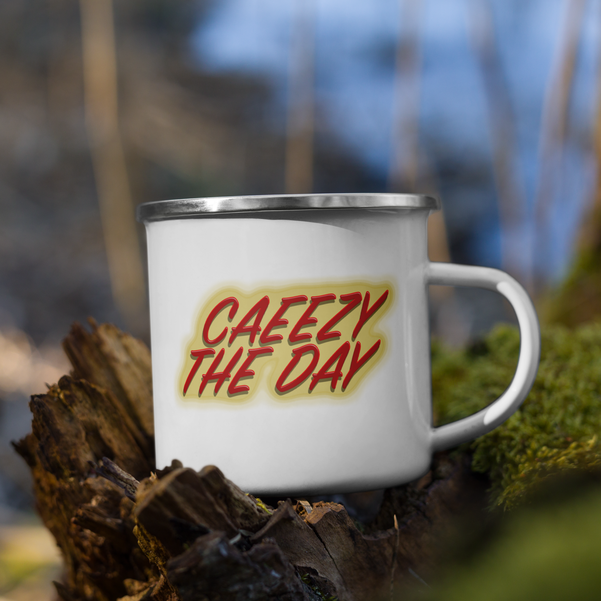 Caeezy The Day Enamel Mug