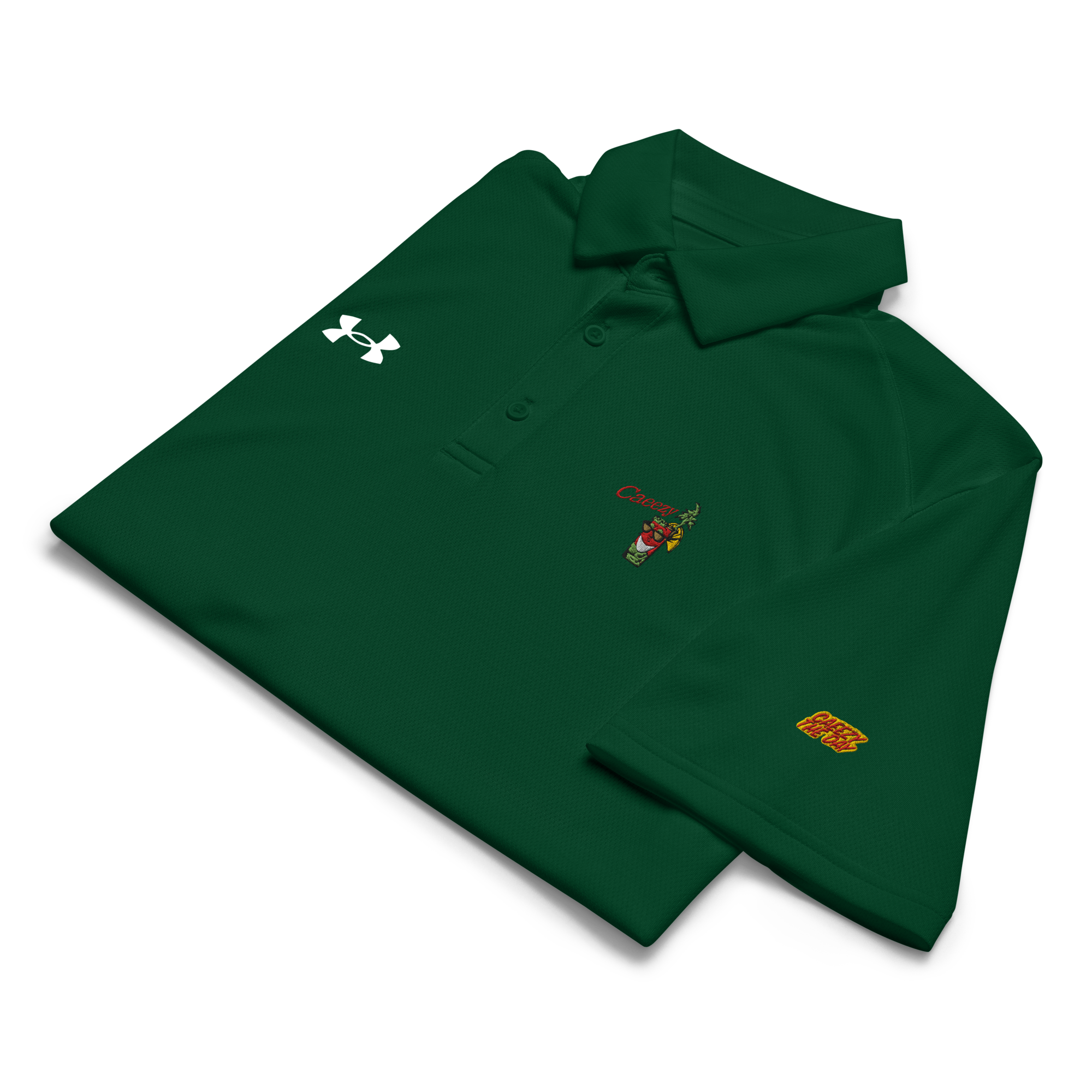 Caeezy The Day Men’s Embroidered Golf Polo