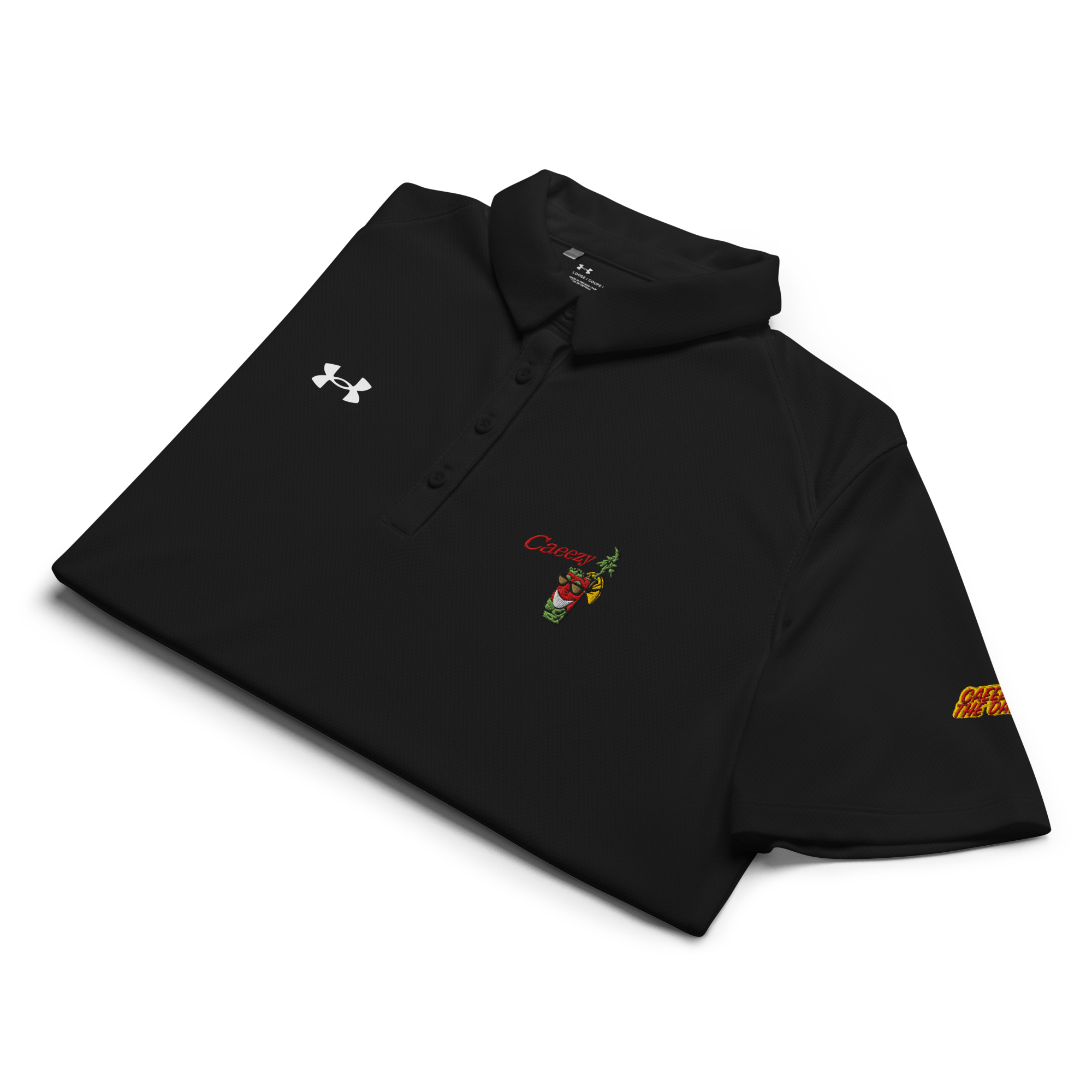 Caeezy The Day Women’s Embroidered Golf Polo