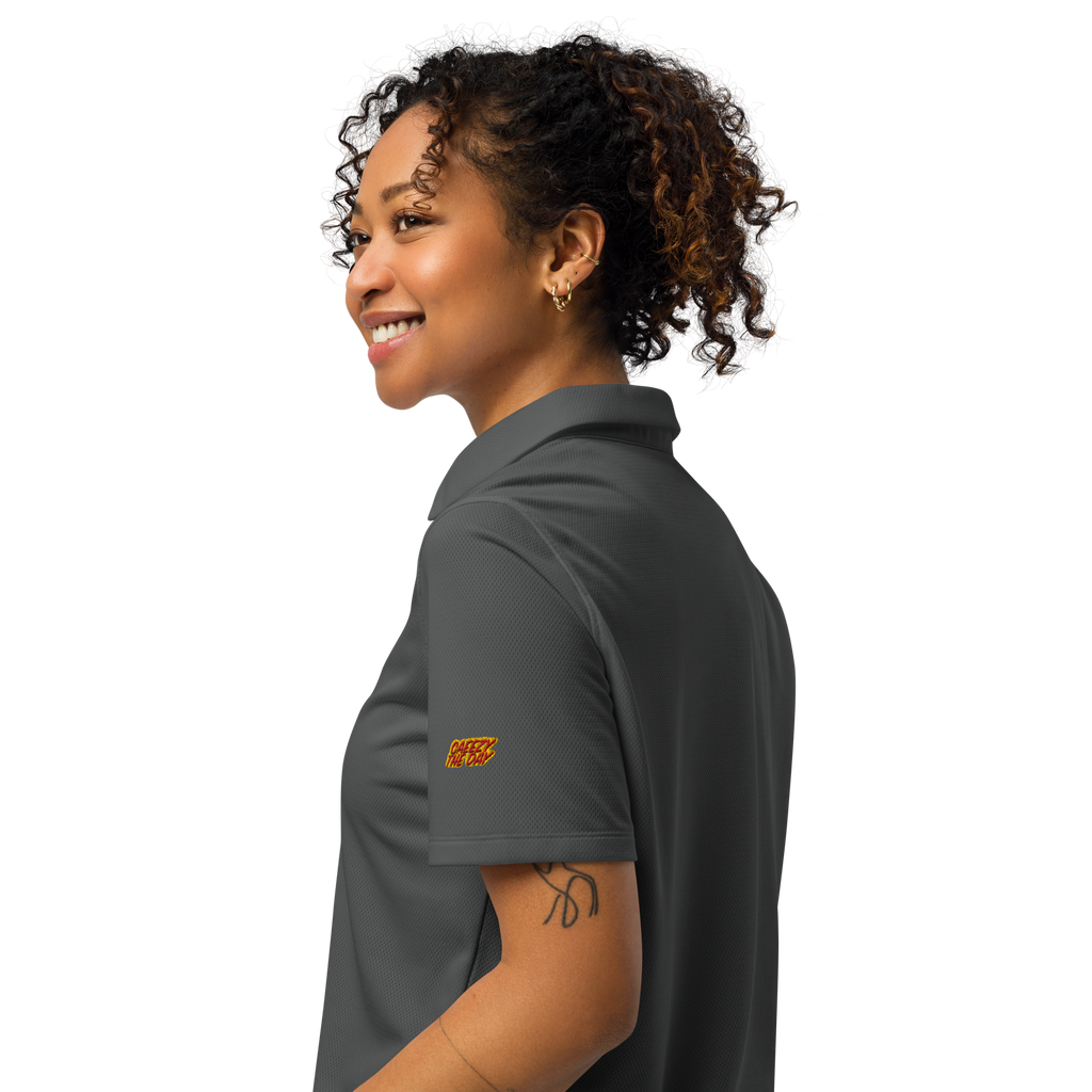 Caeezy The Day Women’s Embroidered Golf Polo