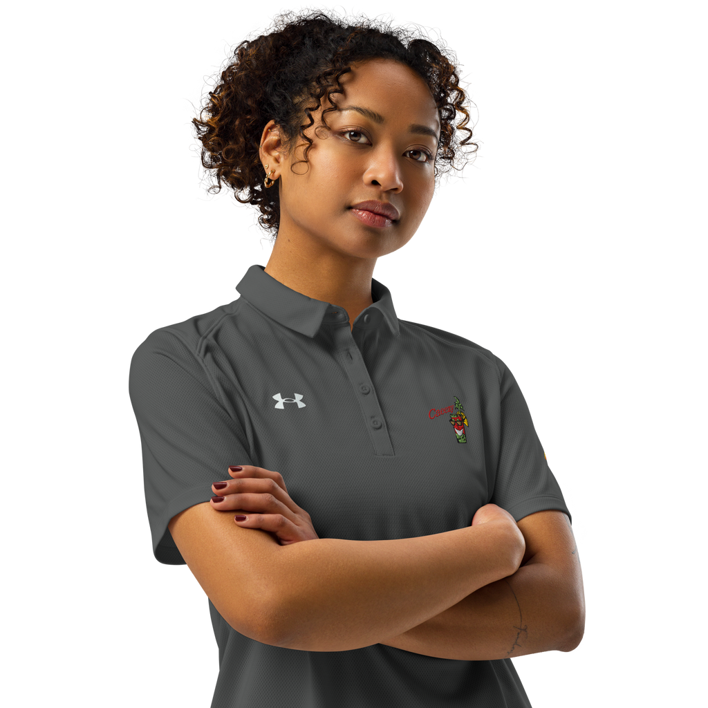 Caeezy The Day Women’s Embroidered Golf Polo