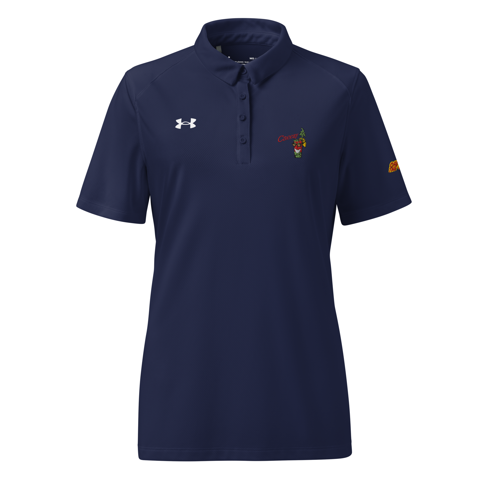 Caeezy The Day Women’s Embroidered Golf Polo